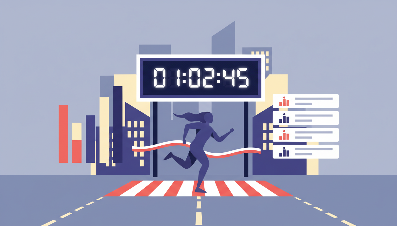 Halbmarathon Bestenliste: Laufzeiten im großen Vergleich